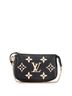 Louis Vuitton 100% Leather Black Pochette Accessoires Bicolor Monogram Empreinte Giant Mini One size - photo 1