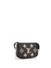 Louis Vuitton 100% Leather Black Pochette Accessoires Bicolor Monogram Empreinte Giant Mini One size - photo 3