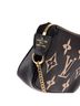 Louis Vuitton 100% Leather Black Pochette Accessoires Bicolor Monogram Empreinte Giant Mini One size - photo 6