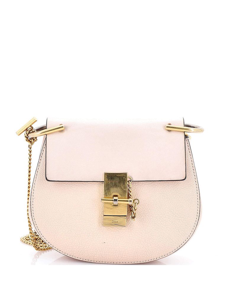 Chloé 100% Leather Tan Drew Crossbody Bag Leather Mini One size - photo 1