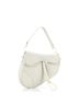 Christian Dior 100% Leather White Ultra Matte Saddle Handbag Leather Medium One size - photo 3