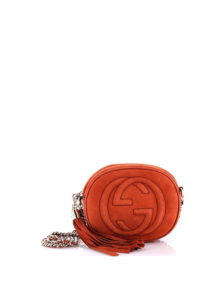 Gucci 100% Leather Orange Soho Chain Bag Nubuck Mini One size - photo 1