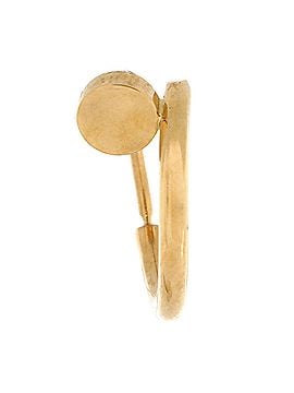 Cartier Juste un Clou Single Hoop Earring Earrings 18K Yellow Gold Small (view 1)
