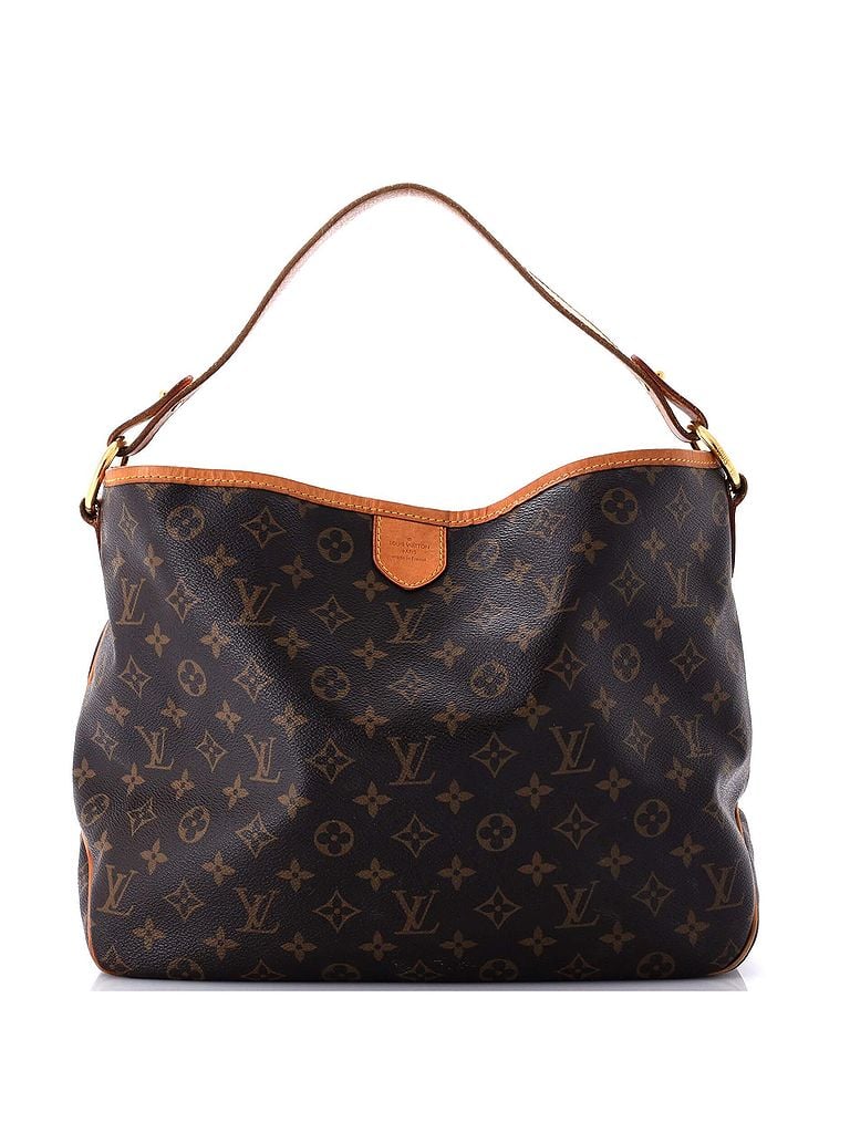 Louis Vuitton 100% Coatead Canvas Brown Delightful Handbag Monogram Canvas MM One size - photo 1