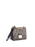 Fendi 100% Leather Brown Kan U Shoulder Bag Zucca Embossed Leather Small One size - photo 3