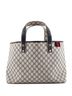 Gucci 100% Coatead Canvas Blue Web Loop Tote GG Coated Canvas Medium One size - photo 1