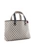 Gucci 100% Coatead Canvas Blue Web Loop Tote GG Coated Canvas Medium One size - photo 3