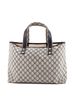 Gucci 100% Coatead Canvas Blue Web Loop Tote GG Coated Canvas Medium One size - photo 4