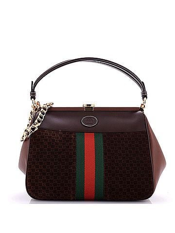 Gucci Virgo Tote Bag GG Suede with Leather Medium (view 1)