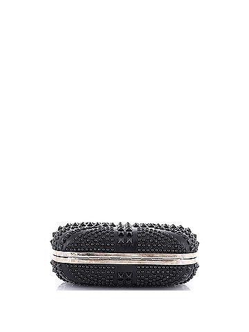 Alexander McQueen Britannia Skull Box Clutch Studded Leather Small (view 2)