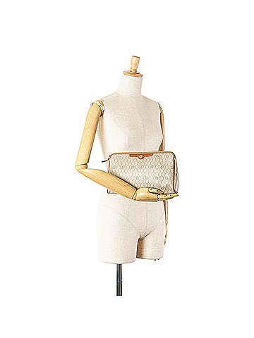 Dior Honeycomb Coated Canvas Clutch (view 2)