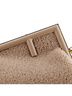 Fendi 100% Shearling Pink First Bag Shearling Medium One size - photo 6