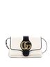 Gucci 100% Leather White Black Arli Shoulder Bag Leather Small One size - photo 1