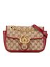 Gucci 100% Canvas Brown Mini GG Canvas Marmont Matelasse Flap One size - photo 1