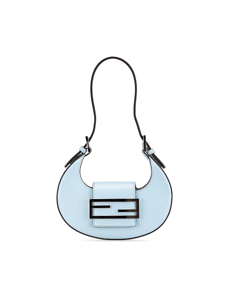 Fendi 100% Leather Blue Mini Leather Cookie Hobo One size - photo 1
