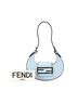 Fendi 100% Leather Blue Mini Leather Cookie Hobo One size - photo 8