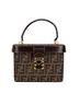 Fendi 100% Canvas Brown Zucca Canvas Vanity Bag One size - photo 1