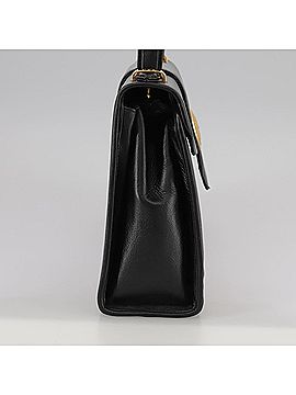 Yves Saint Laurent Black Leather Handbag (view 2)