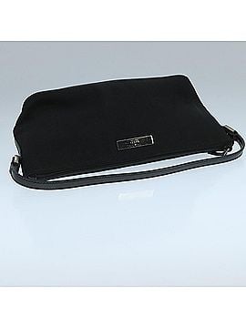 Gucci Baguette Black Canvas Clutch Bag (view 2)