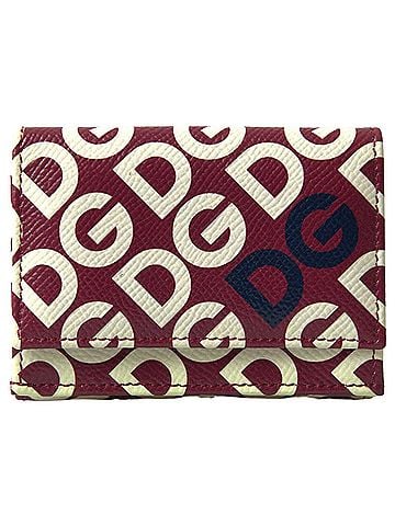 Dolce & Gabbana Basic Multicolor DG Logo Mania French Flap Leather Women's Wallet (view 1)