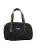 Prada 100% Synthetic Solid Black Re-Edition Black Synthetic Handbag One size - photo 1