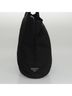 Prada 100% Synthetic Solid Black Black Synthetic Handbag One size - photo 2