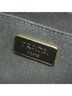 Prada 100% Canvas Solid Black Canapa Black Canvas Shoulder Bag One size - photo 9