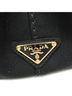 Prada 100% Canvas Solid Black Canapa Black Canvas Shoulder Bag One size - photo 10