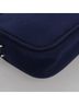 Prada 100% Canvas Solid Blue Navy Canvas Clutch Bag One size - photo 8