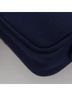 Prada 100% Canvas Solid Blue Navy Canvas Clutch Bag One size - photo 9