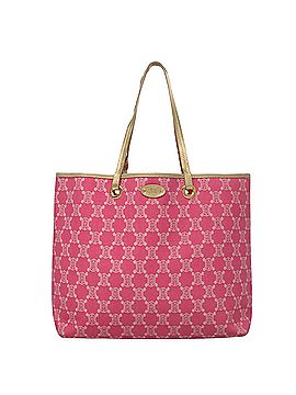 Céline Pink Canvas Tote Bag (view 1)