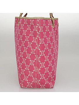 Céline Pink Canvas Tote Bag (view 2)