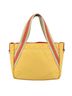 Prada 100% Canvas Solid Yellow Tessuto Yellow Canvas Handbag One size - photo 3