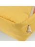 Prada 100% Canvas Solid Yellow Tessuto Yellow Canvas Handbag One size - photo 8
