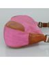 Prada 100% Synthetic Solid Pink Vitello Pink Synthetic Shoulder Bag One size - photo 4