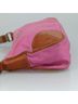 Prada 100% Synthetic Solid Pink Vitello Pink Synthetic Shoulder Bag One size - photo 2