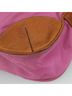 Prada 100% Synthetic Solid Pink Vitello Pink Synthetic Shoulder Bag One size - photo 9