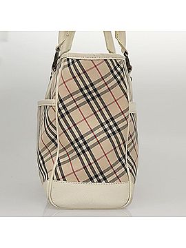 Burberry Nova Check Beige Canvas Tote Bag (view 2)