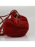 Prada 100% Suede Solid Red Red Suede Shoulder Bag One size - photo 4