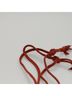 Prada 100% Suede Solid Red Red Suede Shoulder Bag One size - photo 11