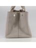 Prada 100% Canvas Solid Gray Canapa Grey Canvas Tote Bag One size - photo 4