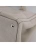 Prada 100% Canvas Solid Gray Canapa Grey Canvas Tote Bag One size - photo 9