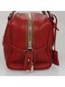 Prada 100% Leather Solid Red Red Leather Handbag One size - photo 2