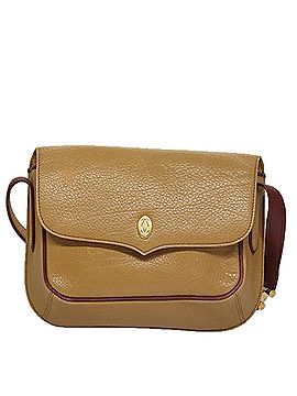 Cartier Must Line Beige Leather Shoulder Bag (view 1)