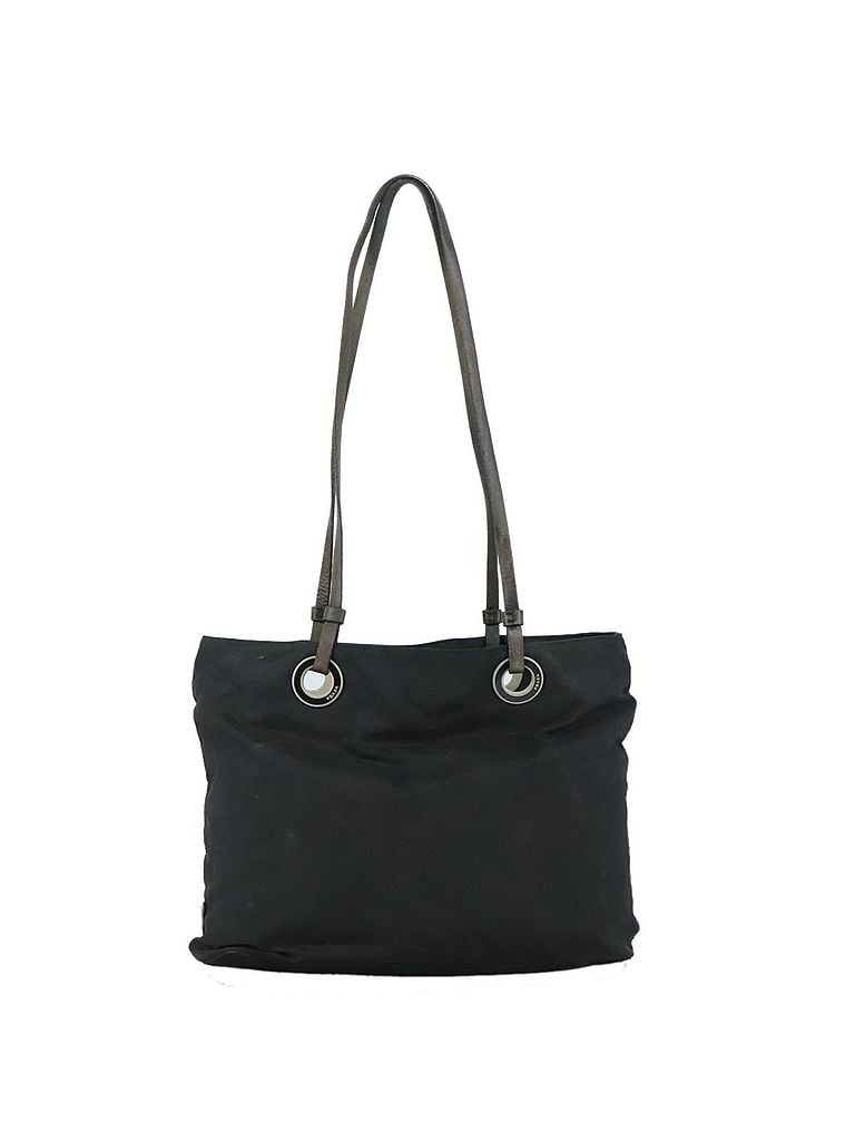 Prada 100% Synthetic Solid Black Re-Nylon Black Synthetic Tote Bag One size - photo 1