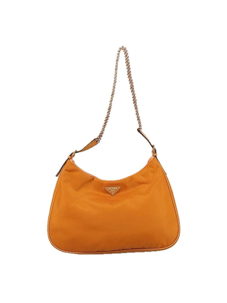 Prada 100% Synthetic Solid Orange Tessuto Orange Synthetic Shoulder Bag One size - photo 1