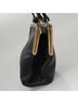 Prada 100% Leather Solid Black Black Leather Handbag One size - photo 4