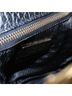 Prada 100% Leather Solid Black Black Leather Handbag One size - photo 10