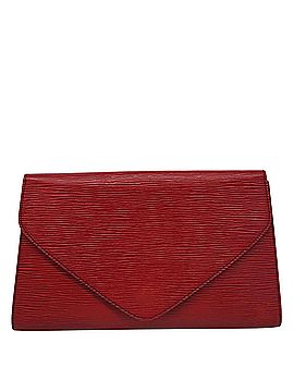 Louis Vuitton Art Déco Red Leather Clutch Bag (view 1)