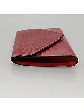 Louis Vuitton Art Déco Red Leather Clutch Bag (view 2)